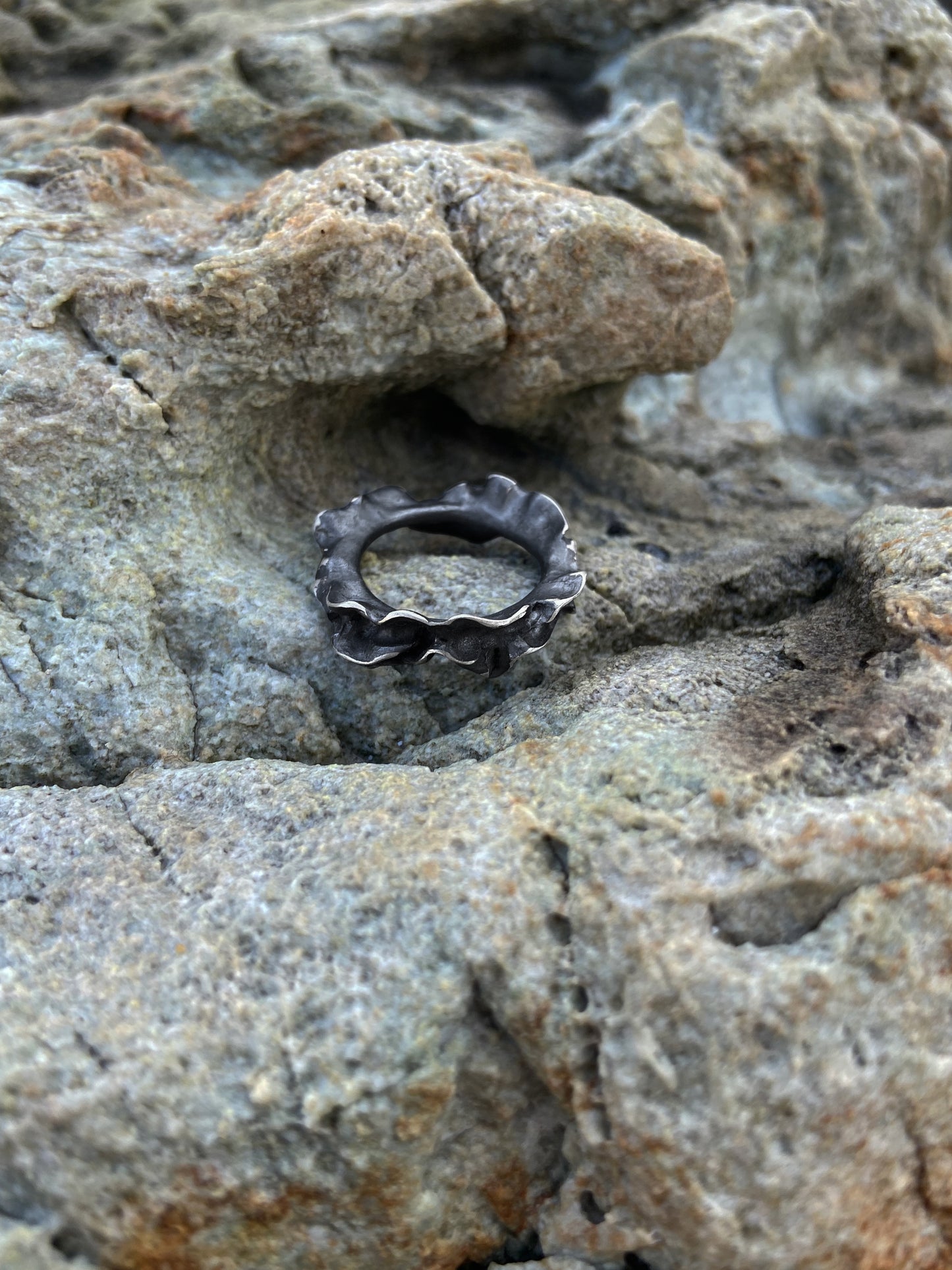 Anillo Fémina Completo Óxido, Plata y Oro