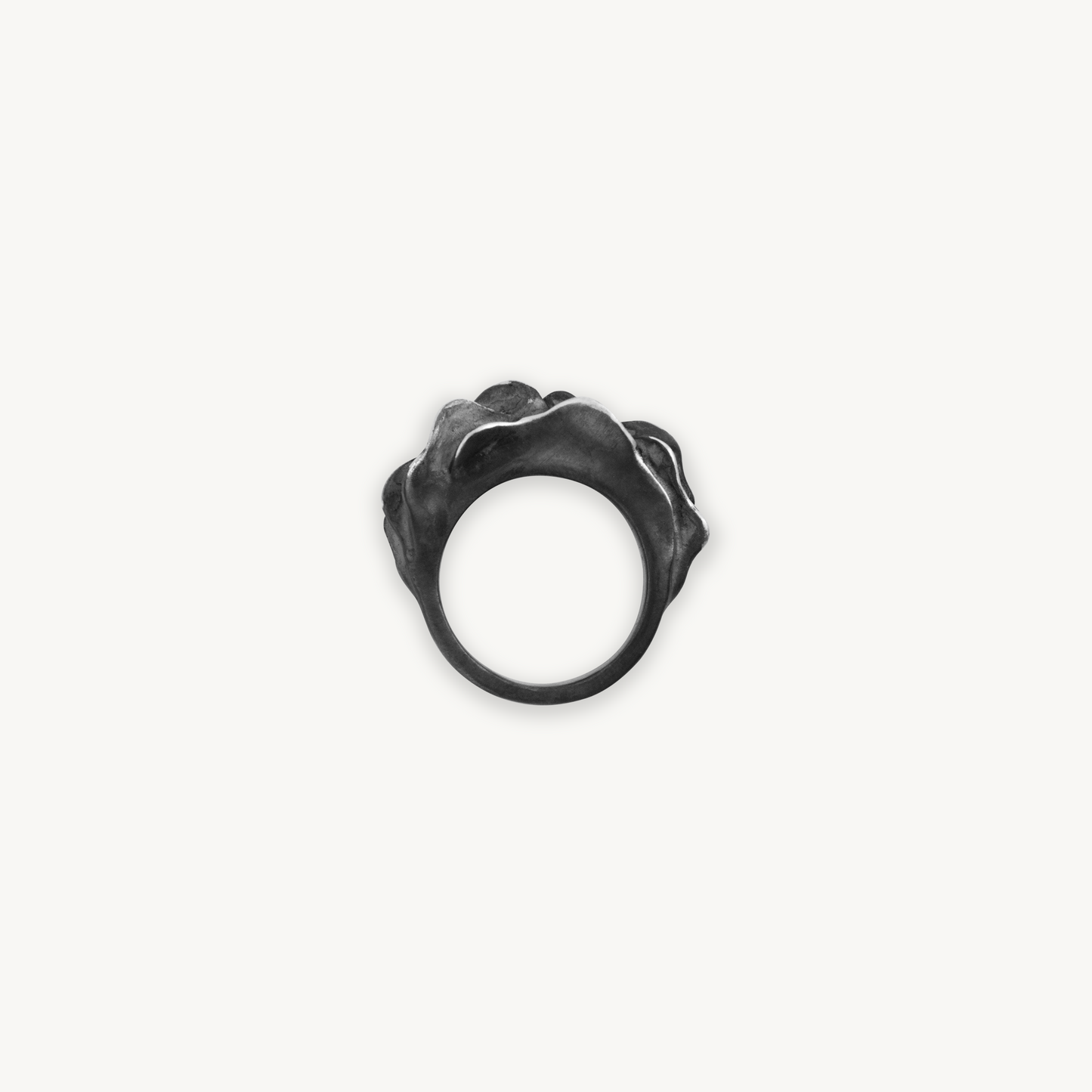 Anillo Fémina Singular Óxido, Plata y Oro