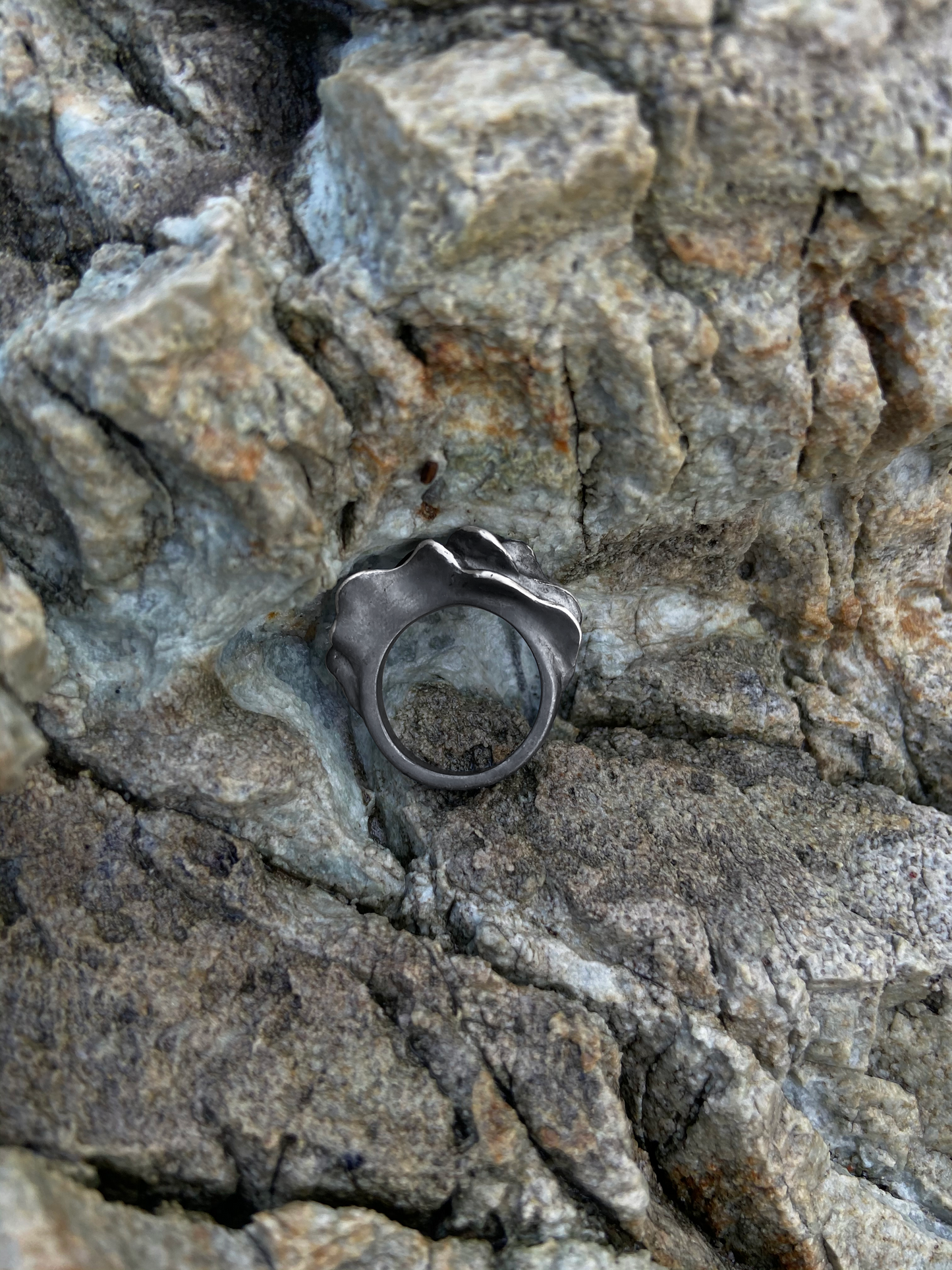 Anillo Fémina Singular Óxido, Plata y Oro